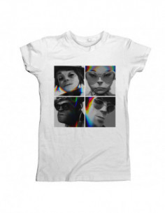T-Shirt Xl Black Humanz Col Album Cover Slim Fit