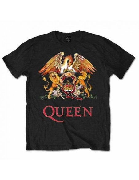 Queen: Classic Crest (T-Shirt Unisex Tg. L)