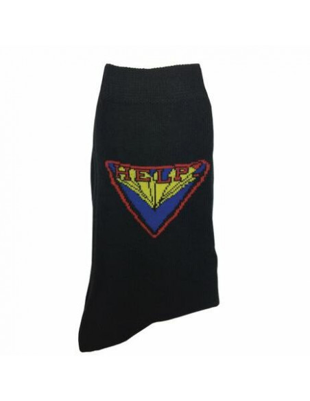 Beatles (The): Help! Black (Calzini Donna)