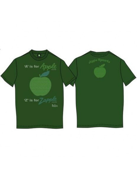 Beatles (The): A Is For Apple Green (T-Shirt Unisex Tg. 2XL)
