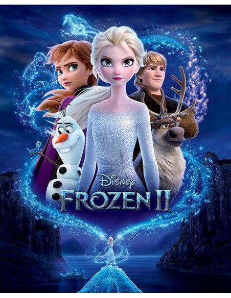 Disney: Frozen 2 - Magic (Stampa Su Tela 40X50 Cm)