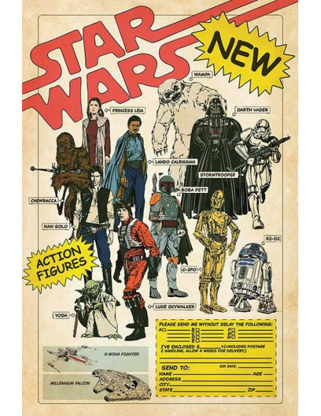 Star Wars: Pyramid - Action Figures (Poster Maxi 61X91,5 Cm)