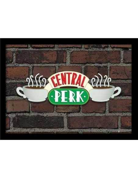 Friends: Central Perk Sign (Stampa In Cornice 30X40 Cm)