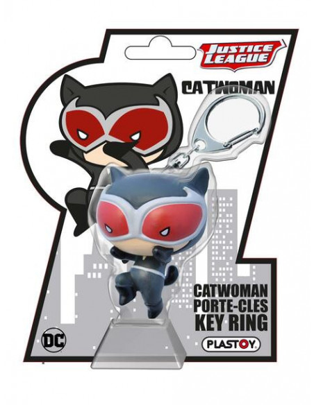 Dc Comics: Plastoy - Portachiavi Chibi Catwoman