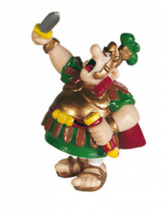 Asterix: Plastoy - Mini Figure Centurione Con La Spada Altezza 6,6 Cm
