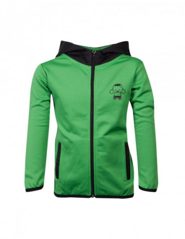 Marvel Hulk Teq Green Felpa Con Cappuccio Bambino 146 152