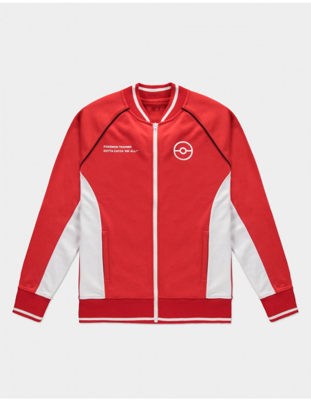 Pokemon: Trainer Track Jacket Red (Giacca Unisex Tg. S)