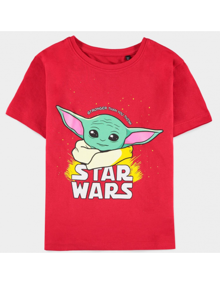Star Wars: Grogu Red (T-Shirt Bambino Tg. 134/140)