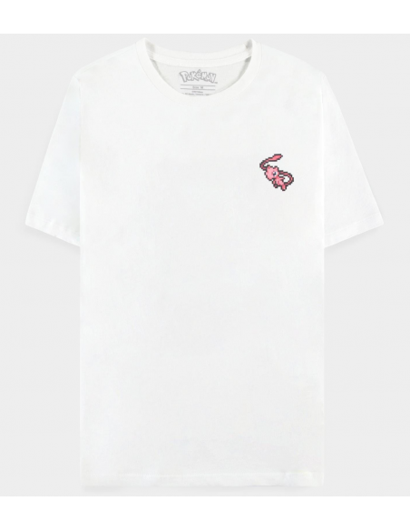 Pokemon: Pixel Mew White (T-Shirt Donna Tg. 2XL)