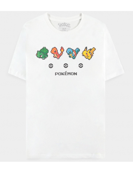 Pokemon: Starters White (T-Shirt Unisex Tg. 2XL)