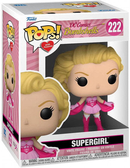 Dc Comics: Funko Pop! - Breast Cancer Awareness - Supergirl (Vinyl Figure 222)