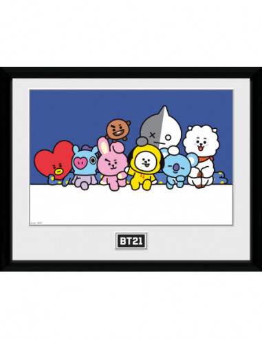 Bt21: Group (Stampa In Cornice 30x40cm)