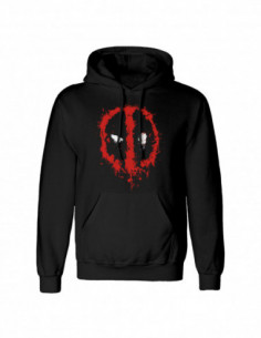Marvel: Deadpool - Splat (Felpa Con Cappuccio Unisex Tg. M)