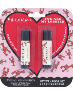 Friends: Paladone - You Are My Lobster Lip Balms Tear And Share Set Of 2 (Lucidalabbra)