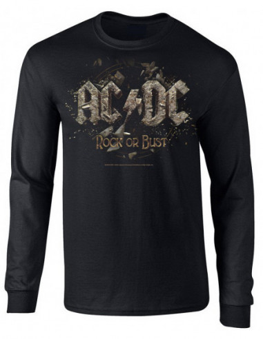 Ac/Dc: Rock Or Bust (Maglia Manica...