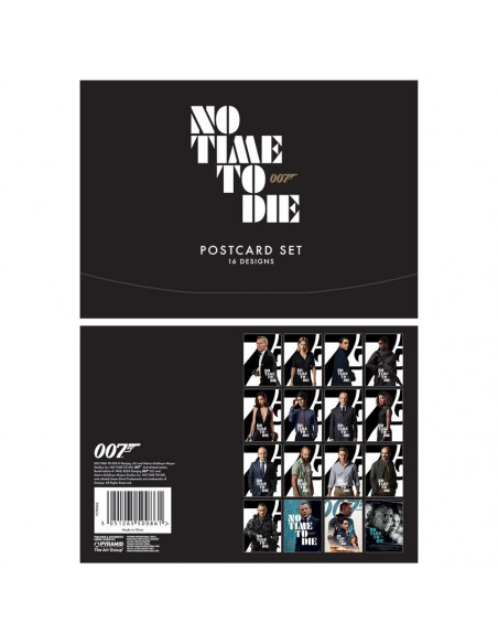 007 James Bond: No Time To Die Postcard Set (Set Cartoline)