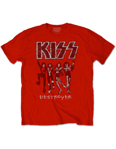 Kiss: Destroyer Sketch (T-Shirt Unisex Tg. 2XL)