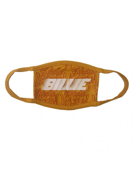 Billie Eilish: Racer Logo & Graffiti Yellow Face Mask (Mascherina Protettiva)