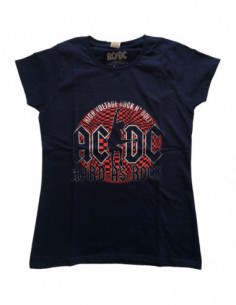 Ac/Dc: Hard As Rock (T-Shirt Donna Tg. L)