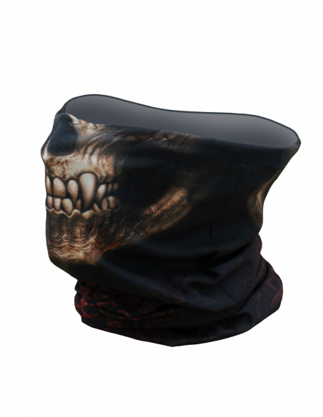 Spiral: Goth Skull - Multifunctional Face Wraps Accessories Onesize