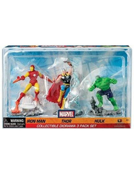 Marvel: Monogram - Diorama 3 Pack - Iron Man, Thor, And Hulk