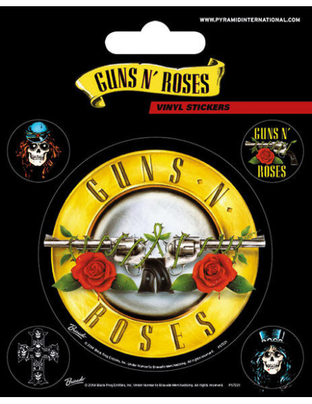 Guns N' Roses: Bullet Logo (Vinyl Stickers Pack)