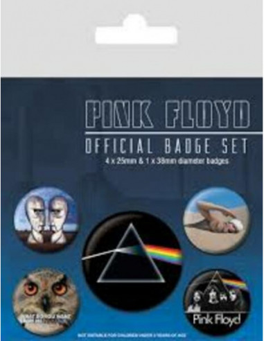 Pink Floyd: Official Badge Set (Pin...