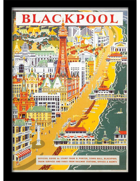 Blackpool - 6 (Stampa In Cornice 30X40 Cm)