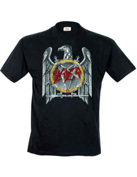 Slayer: Silver Eagle (T-Shirt Unisex Tg. L)