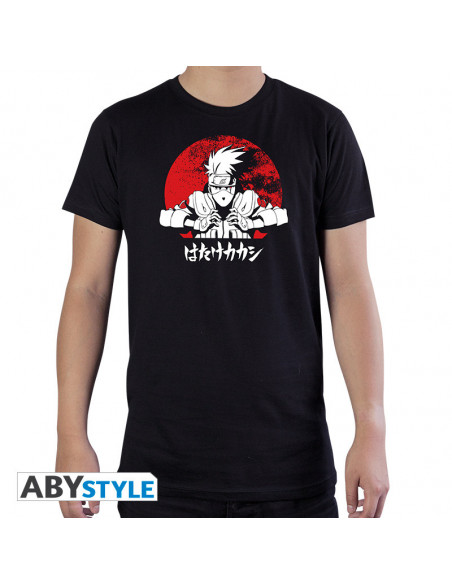 Naruto Shippuden: Kakashi Black Basic (T-Shirt Unisex Tg. L)