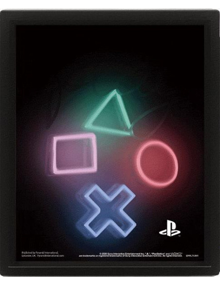 Playstation: Pyramid - Pyramid - Play (3D Lenticular Poster 25x20 Cm)