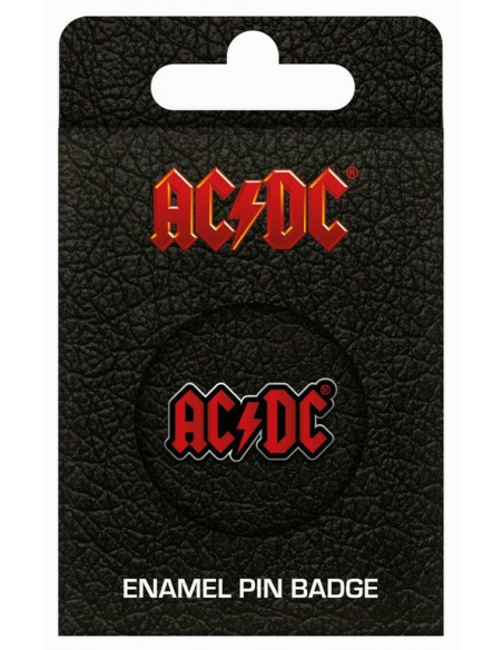 Ac/Dc: Logo Enamel Pin Badge (Spilla Smaltata)