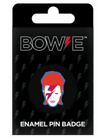 David Bowie: Aladdin Sane Enamel Pin Badge (Spilla Smaltata)