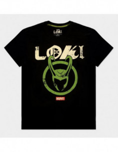Marvel: Loki - Logo Badge Black (T-Shirt Unisex Tg. XL)