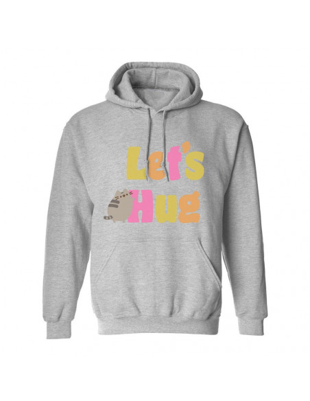 Pusheen: Let'S Hug (Felpa Con Cappuccio Unisex Tg. XL)