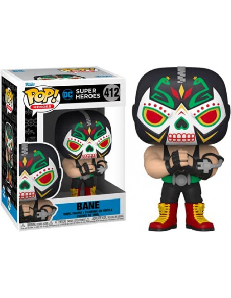 Dc Comics: Funko Pop Heroes - Dia De Los Dc - Bane (Vinyl Figure 412)
