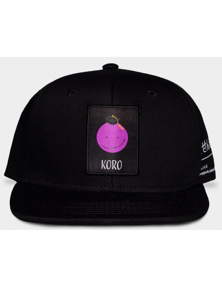 Assassination Classroom: Men'S Snapback Cap Black (Cappellino)