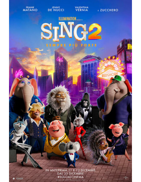 Sing / Sing 2 - Sempre Piu' Forte (2 Dvd+Album Da Colorare)