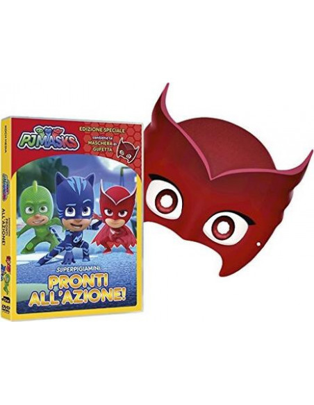 Pj Masks - Super Pigiamini Pronti All'Azione! (Gufetta Edition) (Dvd+Maschera)