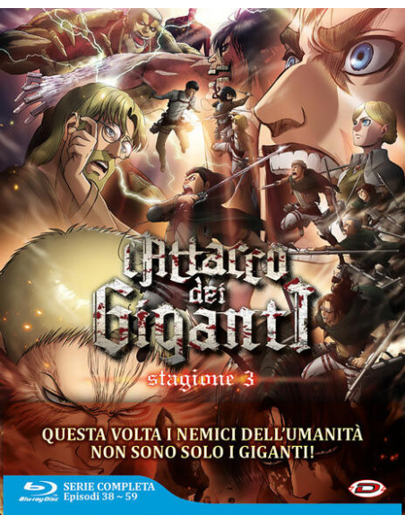 Attacco Dei Giganti (L') - Stagione 03 The Complete Series (4 Blu-Ray) (Eps 01-22)