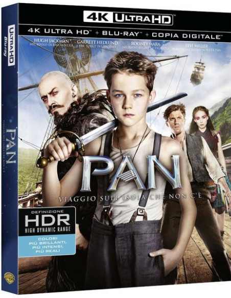 Pan - Viaggio Sull'Isola Che Non C'E' (Blu-Ray 4K Ultra HD+Blu-Ray+Copia Digitale)