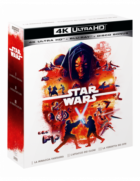 Star Wars Trilogies - Eps. 01-03 (3 Blu-Ray Uhd+Blu-Ray)