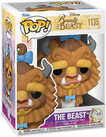 Disney: Funko Pop - Beauty & Beast - The Beast (W/Curls) (Vinyl Figure 1135)