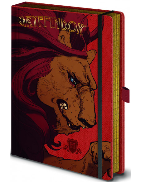 Harry Potter: Pyramid - Intricate Houses Gryffindor A5 Premium Notebook (Quaderno)