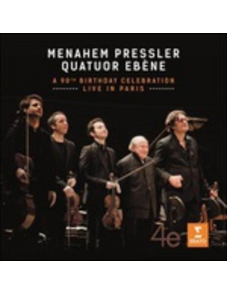 Menahem Pressler, Quatuor Ebene - A 90Th Birthday Celebration Live In Paris (Box Cd+Dvd)