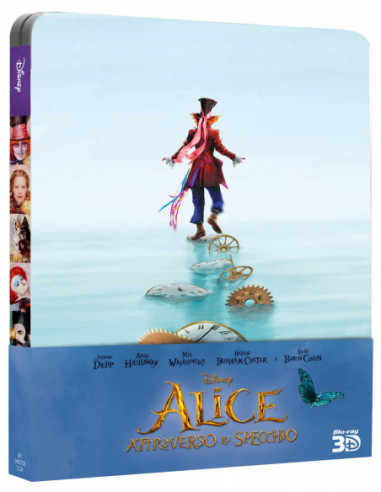 Alice Attraverso Lo Specchio (Steelbook) (Blu-Ray+Blu-Ray 3D) Blu Ray