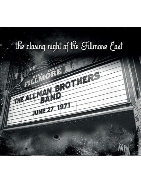 Allman Brothers Band - The Closing Night Of Fillmore East - (CD)