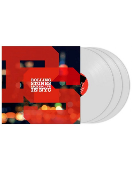 Rolling Stones - Licked Live In Nyc Limited Edition Coloured  White Vinyl