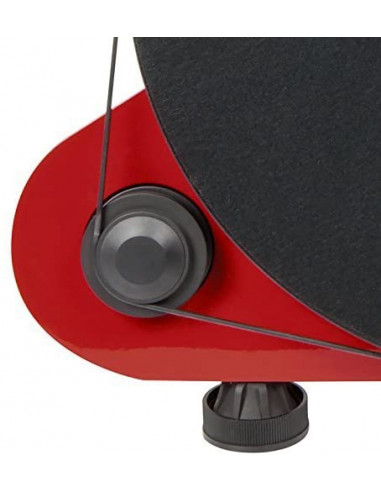 Pro-Ject VTE Giradischi a Posizionamento Verticale, Destro, Rosso