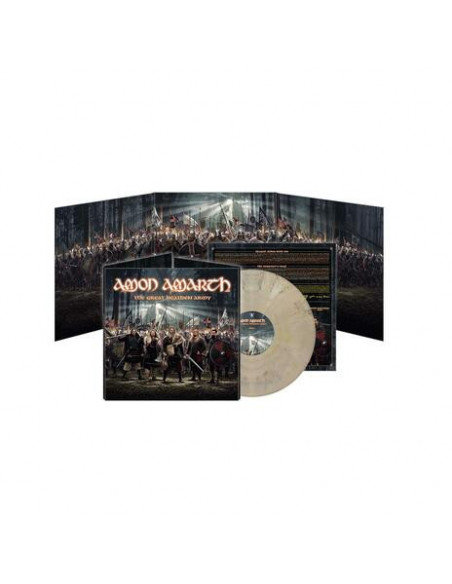 Amon Amarth - The Great Heathen Army - White Marbled